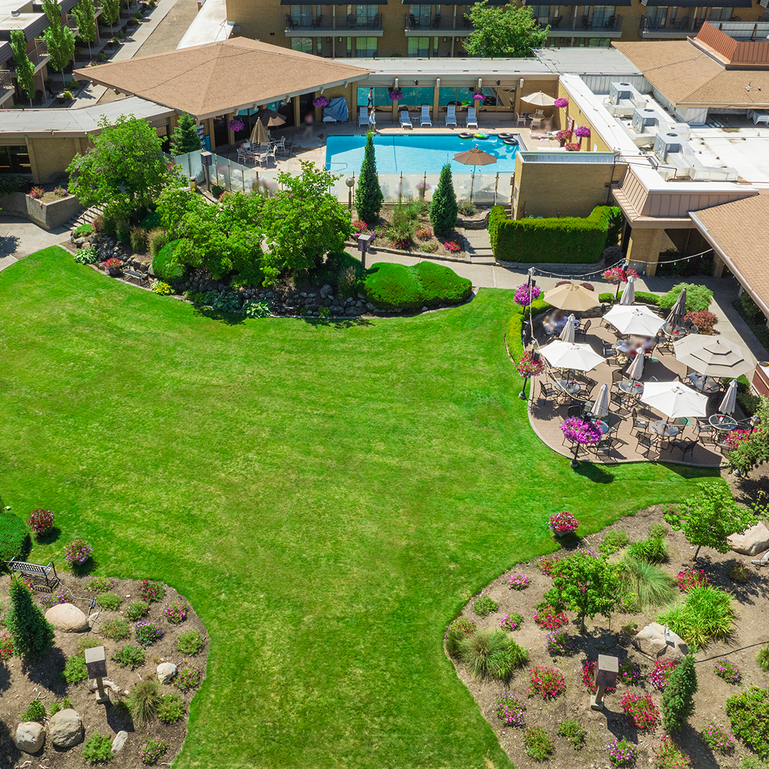 Mirabeau Park Hotel & Convention Center Spokane Valley Aerial