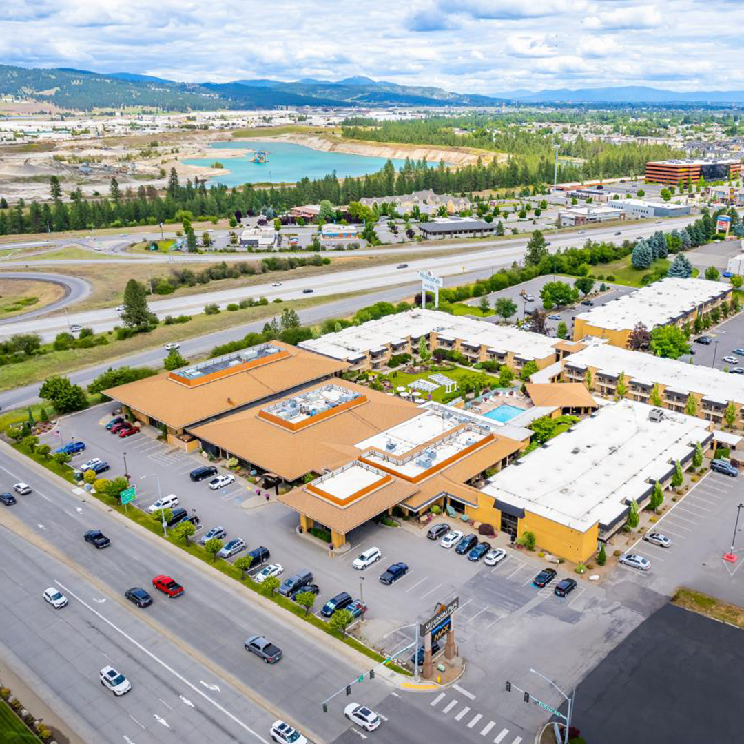 Mirabeau Park Hotel & Convention Center Spokane Valley Aerial