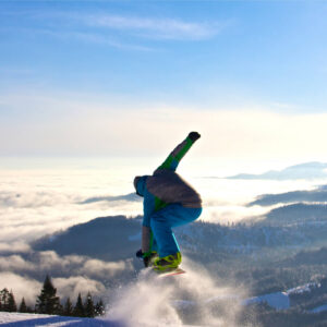 Skier at Mt Spokane Ski and Snowboard Park