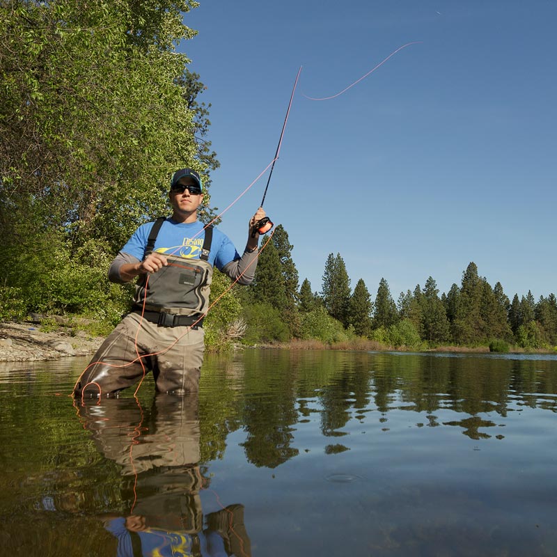 Fly Fishing on the Spokane Riveer
