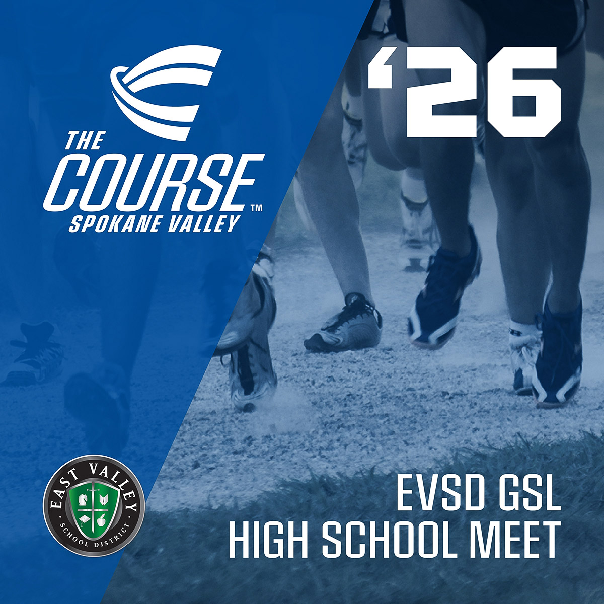 The Course Spokane Valley 2026 EVSD GSL High School Meet